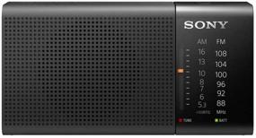 img 2 attached to Compact and Portable Sony ICF-P36 AM/FM 📻 Radio - Sleek Black Design for On-The-Go Entertainment