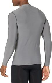 img 3 attached to 👕 Amazon Exclusive: Compression Long Sleeve Athletic Mock Neck T-Shirt for Men - Ideal Starter Option