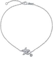 nautical starfish bracelet sterling adjustable logo