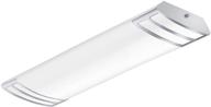 ✨ faithsail 2ft led light: 20w 2200lm linear flush mount | 4000k neutral white | kitchen led fixture ceiling | craft room, laundry, fluorescent tube replacement logo