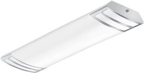 img 4 attached to ✨ FaithSail 2FT LED Light: 20W 2200lm Linear Flush Mount | 4000K Neutral White | Kitchen LED Fixture Ceiling | Craft Room, Laundry, Fluorescent Tube Replacement