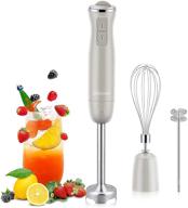 dekewe 3-in-1 immersion hand blender: powerful 800w stick emersion blender with 12-speeds, milk frother and egg whisk - ideal for baby food, smoothies, sauces, and puree логотип