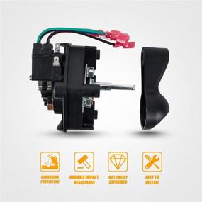 img 3 attached to 🏎️ Wztepeng 101753005 48V Heavy Duty Micro Forward Reverse Switch Assembly with Handle - Compatible with 1996-Up Golf Cart Club Car DS