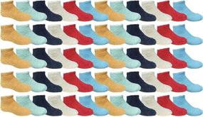 img 4 attached to 🧦 Bulk Wholesale Kids Warm Cozy Fuzzy Socks in Vibrant Colors