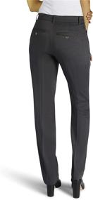 img 3 attached to 👖 Flex Motion Regular Fit Straight Leg Pants for Women by Lee