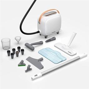 img 1 attached to 🔥 Ivation All in One Household Steam Cleaner: 17 Accessories for Chemical-Free Cleaning and Sanitizing of Floors, Bed Bugs, Clothes, Ovens, Curtains, and Carpets