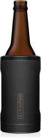 img 4 attached to 🍺 BrüMate Hopsulator BOTT'L: Insulated Beer Bottle Cooler for 12 Oz Bottles - Stainless Steel, Matte Black