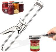 🔧 master opener adjustable jar and bottle opener: versatile stainless steel can opener and lid gripper - top kitchen accessory (1pcs) logo