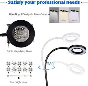 img 3 attached to Enhance Your Electronics Repairs with the Aweohtle Adjustable Magnifying Soldering Tool