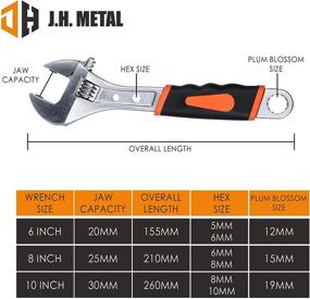 img 2 attached to 🔧 Enhanced Performance with J H METAL Adjustable Universal Chrome Plated