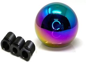 img 4 attached to 🚗 ICBEAMER Neo Chrome Ball Drift Shape Manual Gear Shift Knob for Vehicles [1 pc]