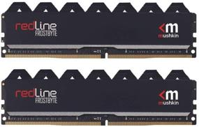 img 4 attached to 💾 Mushkin Redline Black DDR4 64GB UDIMM Memory Kit - 3600MHz CL-18 - 288-pin 1.35V Desktop RAM - Non-ECC - Dual-Channel - FrostByte Black Heatsink - MRC4U360JNNM32GX2