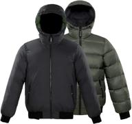 reversible men's puffer jacket: triple f.a.t. goose verso, down jacket for enhanced seo логотип