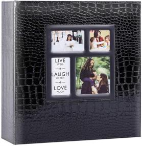 img 4 attached to 📷 Artmag Photo Picture Album 4x6 600 Photos, Extra Large Capacity Leather Cover Wedding Family Photo Albums - Black