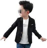 🧥 boys' casual jackets from sky st fashion: optimal style blazers in clothing logo