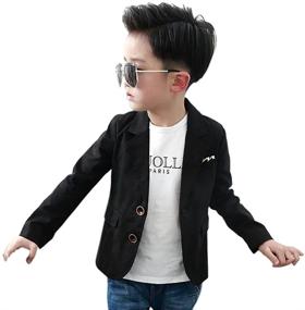 img 4 attached to 🧥 Boys' Casual Jackets from SKY ST Fashion: Optimal Style Blazers in Clothing