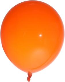 img 3 attached to NUOLUX Latex Balloons Orange White