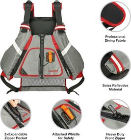 img 3 attached to Универсальный жилет Awesafe Adult Watersport