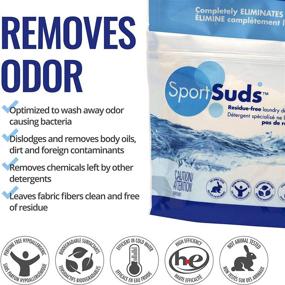 img 2 attached to 🏋️ Sport Suds: Advanced Laundry Detergent for Odor Elimination – Ideal for Workout Clothes and Daily Use