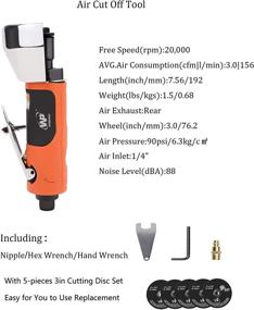 img 1 attached to WORKPAD 5-Piece Cutting Pneumatic Tools Set