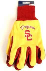 img 1 attached to WinCraft Trojans Two Tone Gloves 2 Pack