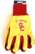 wincraft trojans two tone gloves 2 pack logo