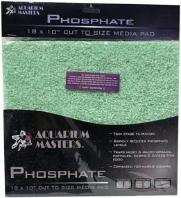 img 1 attached to Highly Efficient Phosphate Reducer Pad for Aquarium 🐠 and Terrarium Filtration - Cut-to-Fit Design for Versatile Filter Compatibility