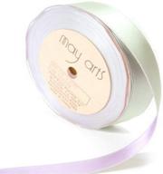 may arts 8 inch ribbon lavender logo