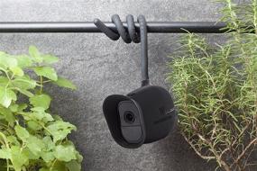 img 1 attached to 📷 Flexible Gooseneck-Like Mount for Arlo Pro & Arlo Pro 2 Camera - Hassle-free Attachment Anywhere, No Tools or Wall Damage - Versatile Twist Mount by Wasserstein (Black)