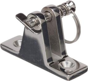 img 4 attached to Seachoice 75941 Deck Hinge for Bimini Top 🛥️ – Premium 316 Stainless Steel – Easy Quick Release Design