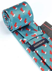 img 2 attached to 🎄 HISDERN Snowflake Christmas Necktie Pocket