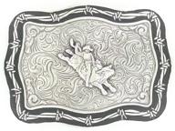 western products black buckle silver logo