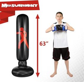 img 2 attached to Punching Acocho Black Freestanding Inflatable