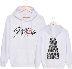 img 4 attached to 🪑 CHAIRAY Kpop Stray Kids Hoodie Sweatshirt: ChangBin, HyunJin and Woojin - Trendy Sweater for Fans