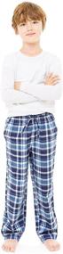 img 3 attached to 🩳 Cotton Navy Plaid Check Boys' Shorts SB012 - Pants for Boys' Clothing