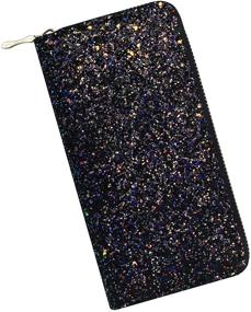 img 4 attached to 💼 Sparkling Wallet Clutch for Women: Stylish Handbags and Wallets for Ladies