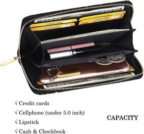 img 1 attached to 💼 Sparkling Wallet Clutch for Women: Stylish Handbags and Wallets for Ladies
