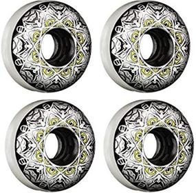 img 3 attached to 🛼 Eulogy Aggressive Skate Wheels - Adiel Colberg Legend Edition, 55mm, 90A, 4-Pack