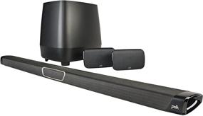 img 4 attached to 🔊 Polk Audio MagniFi Max SR Home Theater Sound Bar with Wireless Subwoofer, HDMI & Optical Cables, Works with 4K & HD TVs, Includes Two Speakers in Black