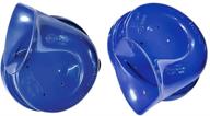 🎺 hella 012010801 blue trumpet horn kit: powerful 12v, 400/500 hz universal fit logo
