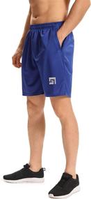 img 2 attached to 🏃 LXNMGO 7-Inch Men's Workout Running Shorts: Quick-Dry, Lightweight, Athletic Gym Shorts with Zippered Pockets