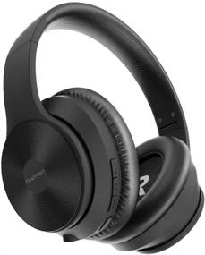 img 4 attached to 🎧 bopmen S40: Experience Wireless ANC Over Ear Headphones with Active Noise Cancelling - Superior Stereo Sound, Ultimate Comfort, and Built-in Microphone for Airplane/Travel/Work/Home