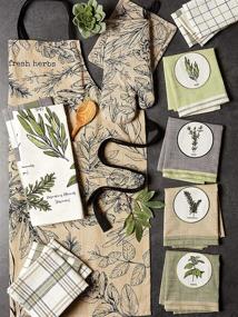 img 2 attached to 🌿 DII Набор кухонных полотенец Fresh Herbs коллекции (4 шт.) - Herbal 5260