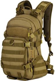 img 4 attached to 🎒 Versatile and Durable Huntvp 25L Tactical MOLLE Assault Military Backpack with Hydration Bladder Pocket - Must-Have for Outdoor Enthusiasts