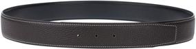 img 3 attached to Premium Reversible Genuine Leather Men's Accessories: 32-Inch Replacement Solution