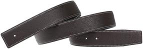 img 4 attached to Premium Reversible Genuine Leather Men's Accessories: 32-Inch Replacement Solution