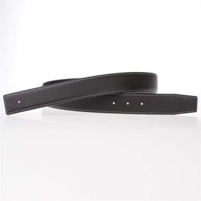 img 2 attached to Premium Reversible Genuine Leather Men's Accessories: 32-Inch Replacement Solution