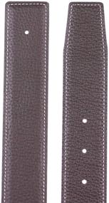 img 1 attached to Premium Reversible Genuine Leather Men's Accessories: 32-Inch Replacement Solution