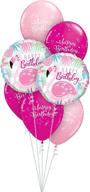 qualatex 89061 balloon birthday flamingo logo