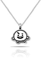 🎵 stylish kpop bts necklace: perfect bangtan boys jimin jin jk jhope suga v rm merchandise for army gift logo